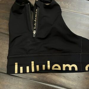 Lulu lemon sports bra zip up